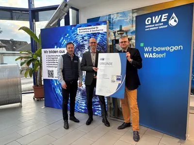  Presentation of certificates at GWE in Peine