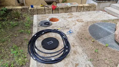 Einbau der Geothermischen Messkette GeoTrace®