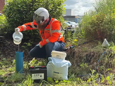 Anwendung von AREX® in einem Brunnen